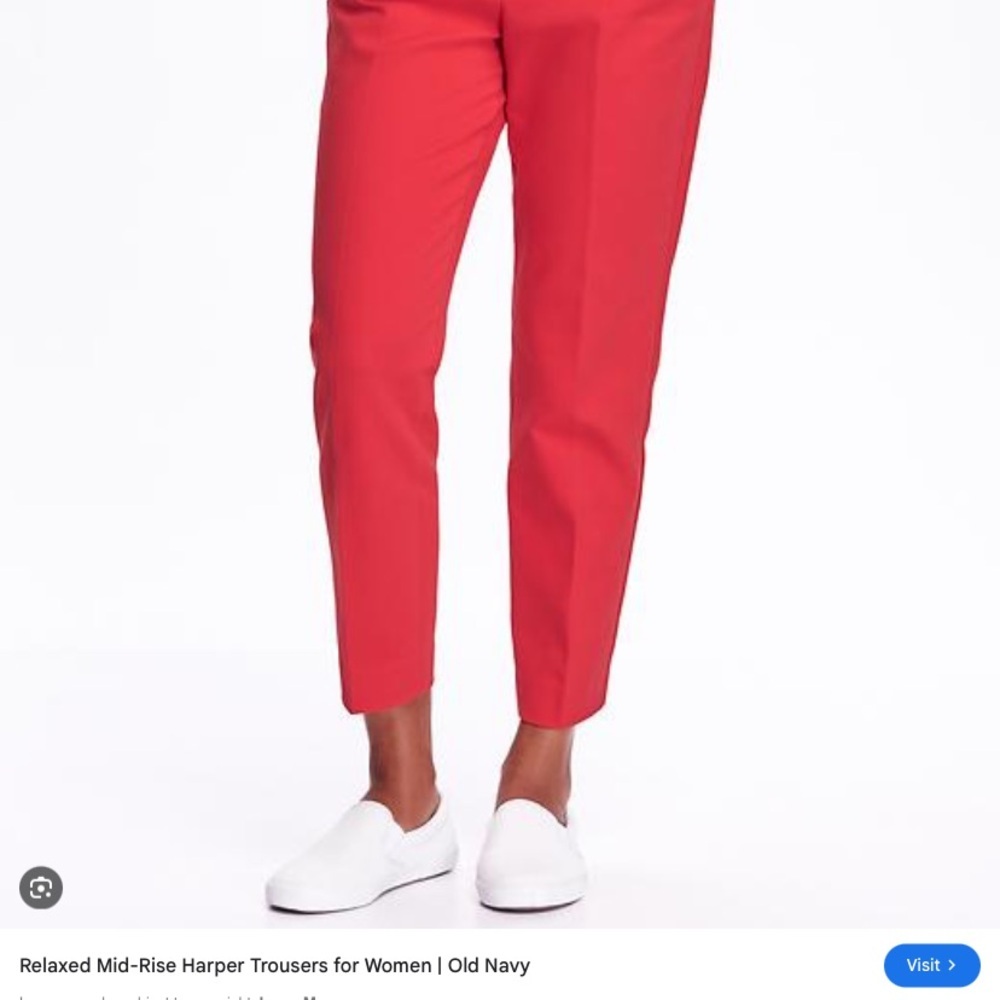 Old Navy Harper Red Pants